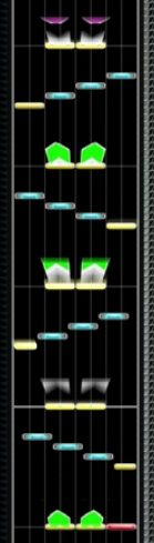 Flick slide under jumps example